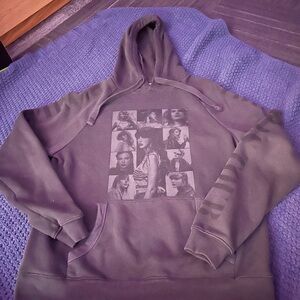 Taylor Swift eras tour sweatshirt, dark grey.